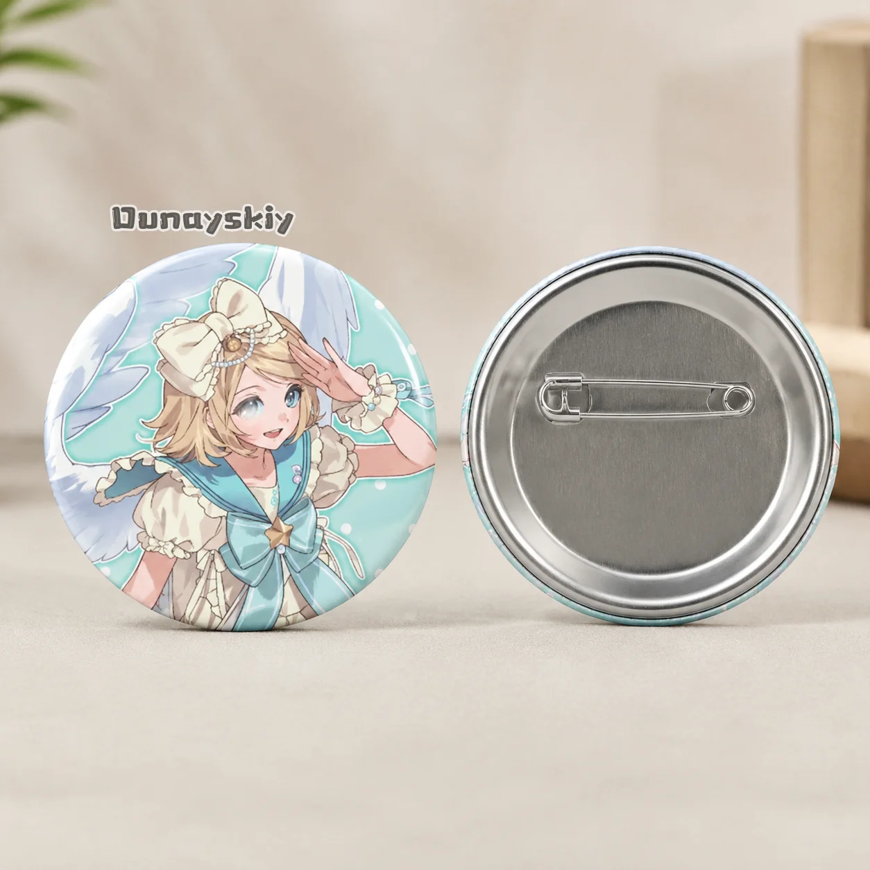 Rin Pop-up Shop New Sailor Dress Cartoon Style Badge Brooches On Backpack Round For Accessorys Cosplay Badge Cosplay Cartoon