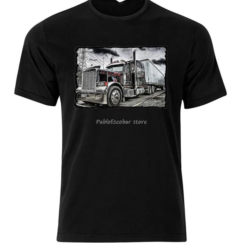 Peterbilt Iv - Graphic Cotton T Shirt Short & Long Sleeve Cool Tops Tee Shirt men summer t-shirt brand tops euro size