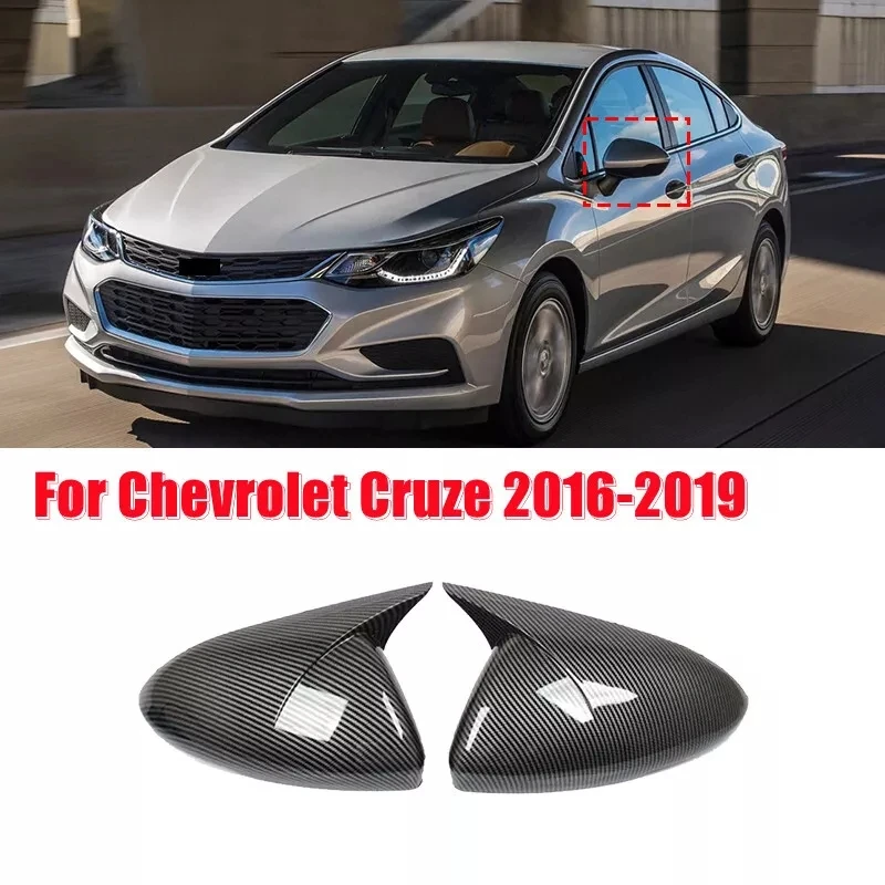 

Car Rearview Side Mirror Cover Wing Cap For Chevrolet Cruze 2016-2019 Sticker Exterior Door Rear View Case Trim Shell Housing