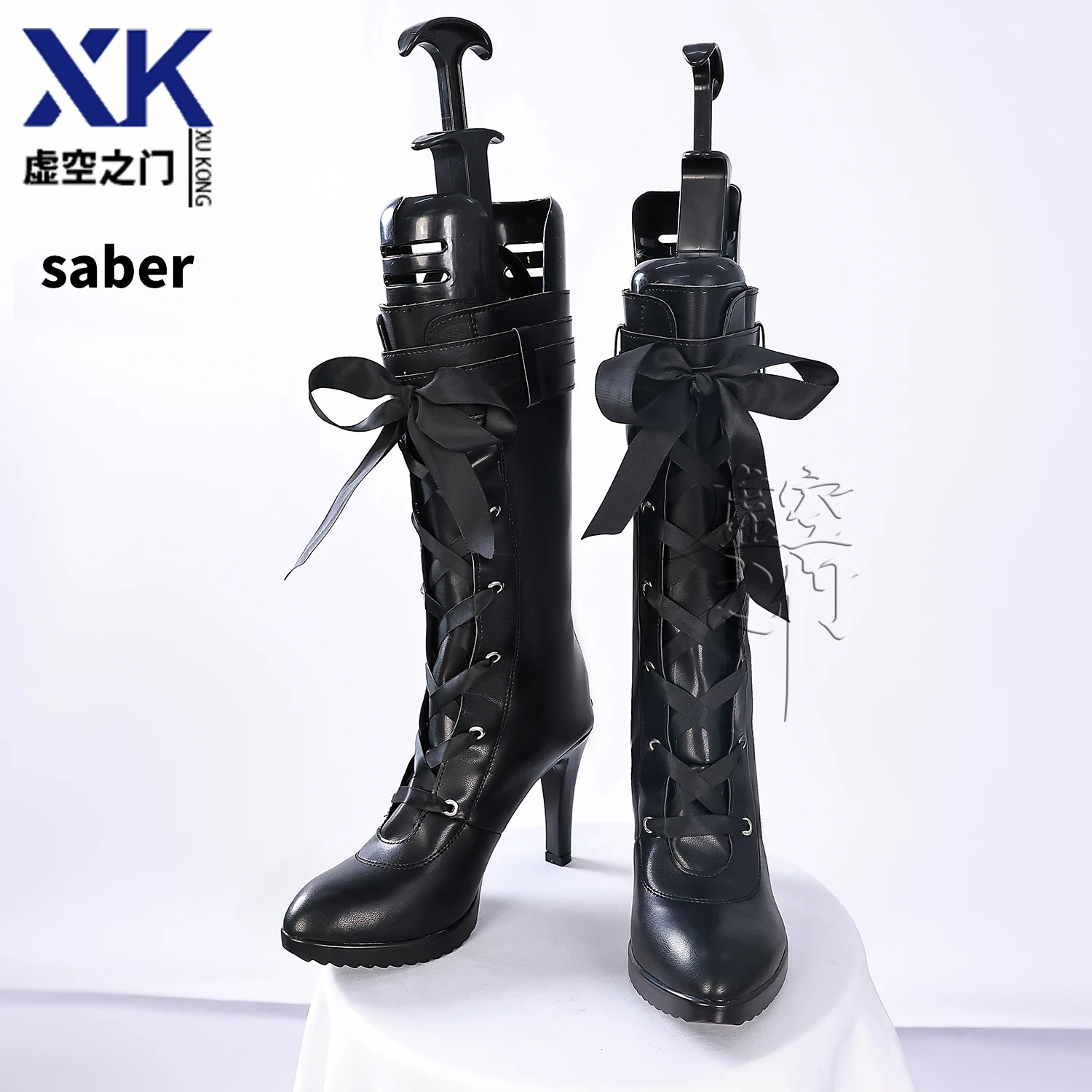 Sabre cosplay botas sapatos jogo honkai: star rail x Fate Stay Night feminino sabre sapatos