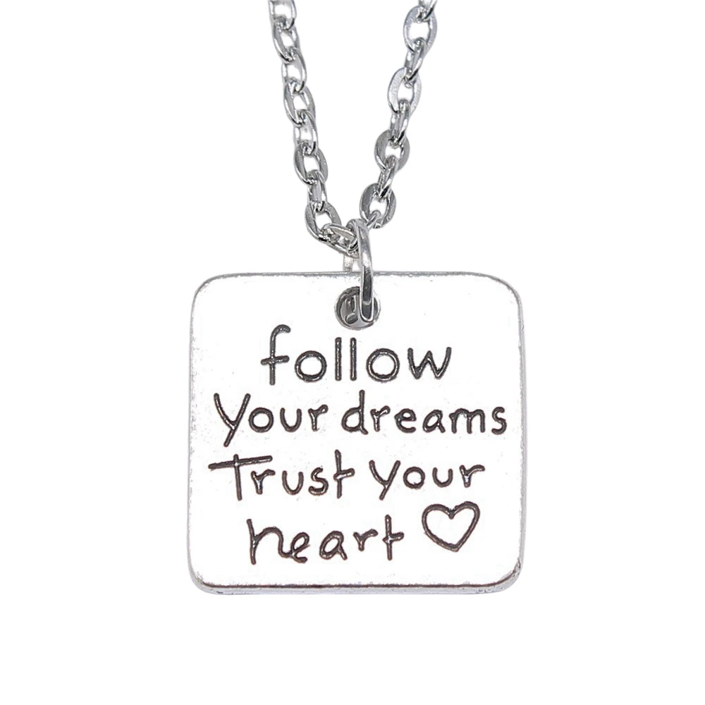 Colliers avec pendentif cadeaux d'anniversaire collier sur le cou 43Cm chaîne ras de cou pour femmes meilleures étiquettes d'encouragement d'amitié Tarot