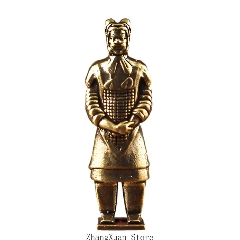 Kulturelle Terrakotta-Soldat-Figur für Büro-Schreibtisch-Regal und Heim-Styling 3XUF – Detail 8
