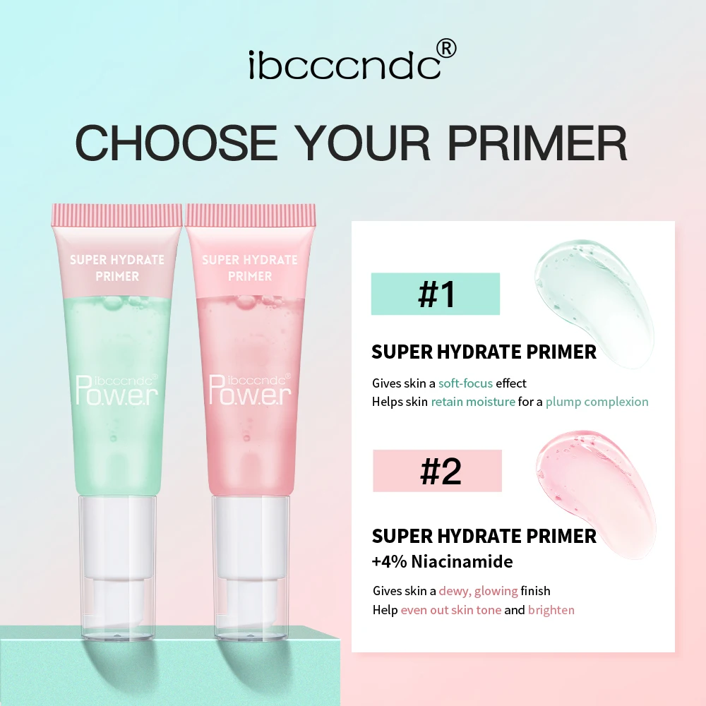 Super Hydrat Primer Make-up Basis Creme Poren unsichtbare Öl kontrolle Gesicht Basis Gel Foundation Power Grip Primer 24ml