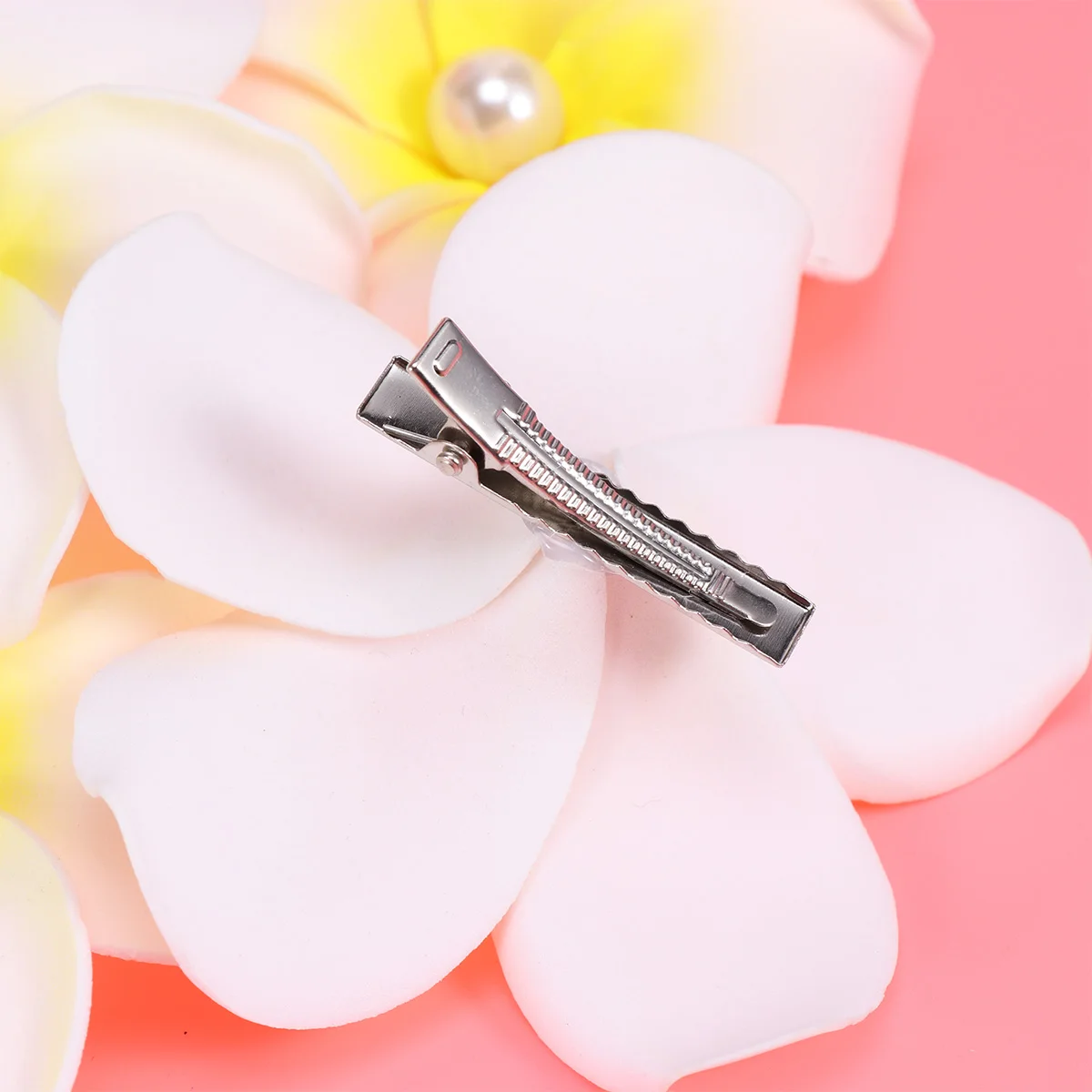 

8pcs Plumeria Hair Clip Elegant Foam Flower Barrette Side Clamp Beach Wedding Party Accessories Hairpin Styling Aid