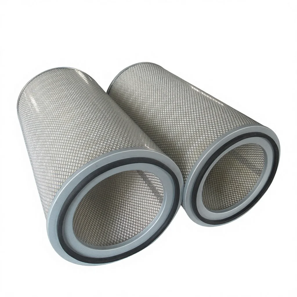 

Factory Supply Hepa Pleated Filter Paper air Filter Cylinder Cartridge 99.98% Efficiency Air Dust Filter for Dust Collection