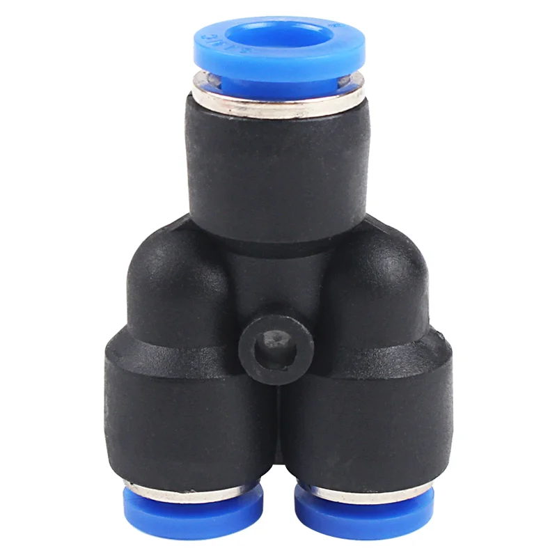 Air Water Hose Connector Tube Pipe Connector Pneumatic Fittings Actuator Straight Type Plastic Hose Quick Couplings Air Valve