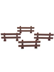 10Pcs Fence Railing Building Block MOC Railing Stair Barrier Guard Castle Street View Garden Farm Assemble Children's Toys