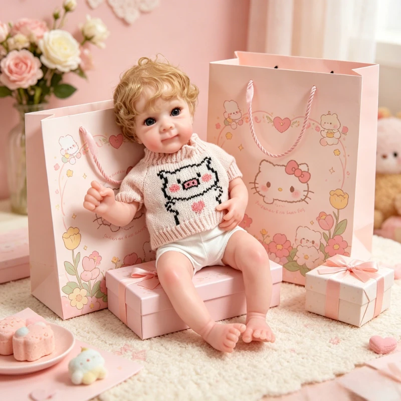 

30cm Cute Full Body Silicone Baby Dolls Bettie 12inch Mini Doll Birthday Xmas Gifts