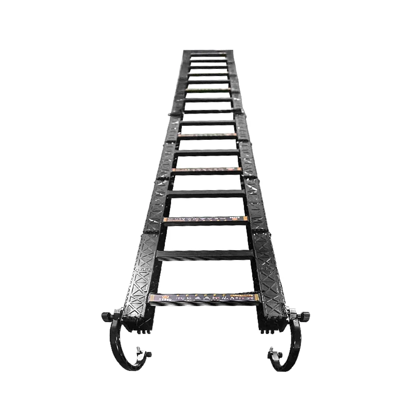 Hot sale aluminium portable folding and extension tackical ladder for police and rescue and easy to carry