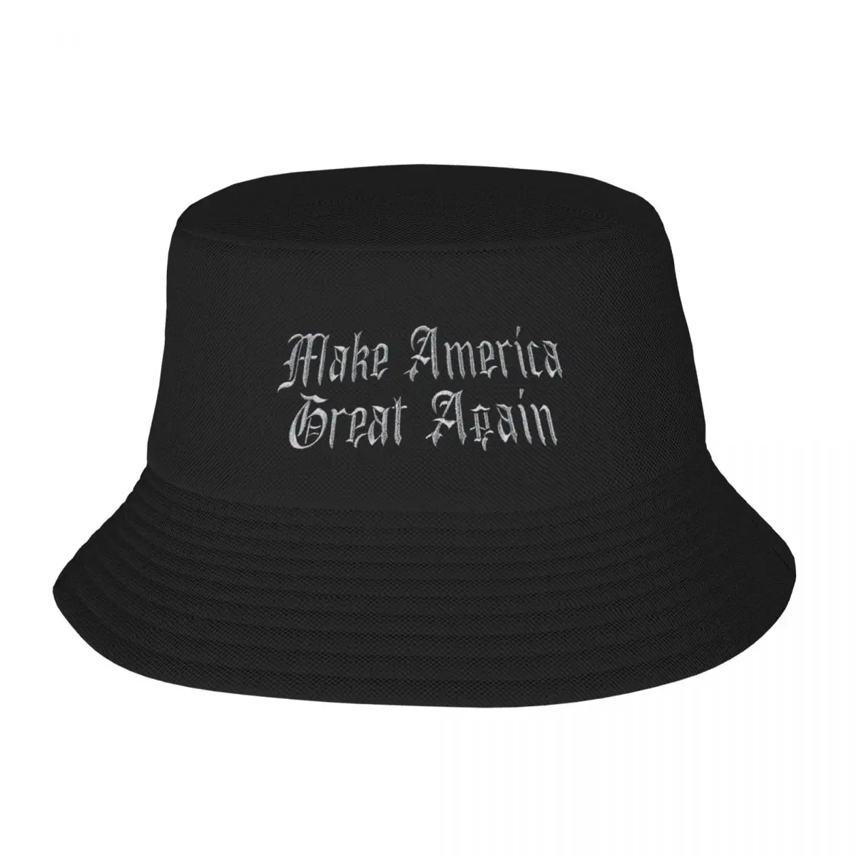 Dark Gothic MAGA Make America Great Again Donald Trump Sport Double Fisherman Hat Women Adult Male Beach Sun Hats Peaked Cap