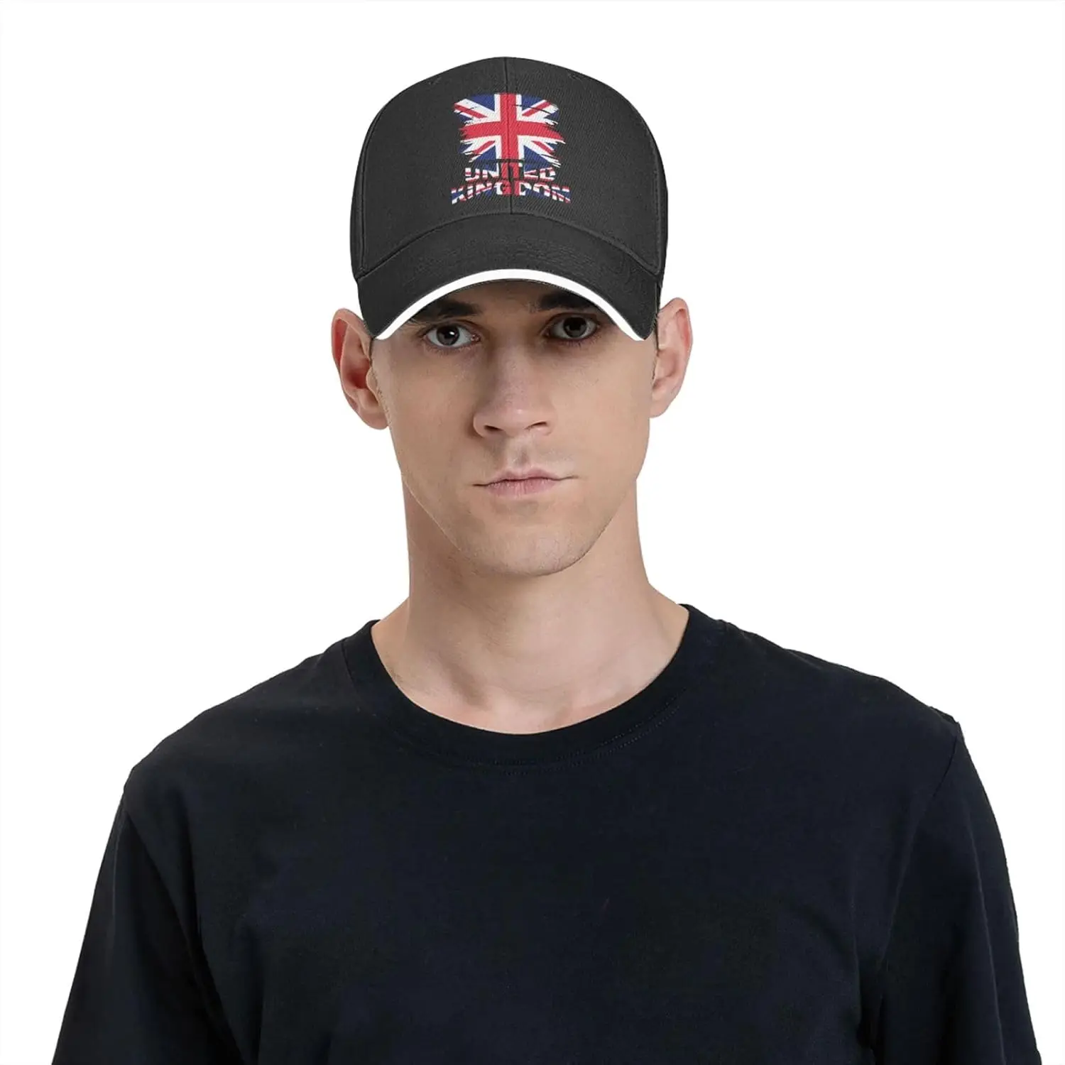 Vintage United Kingdom Flag Baseball Cap Breathable Adjustable Men Women Outdoor Soccer Hat