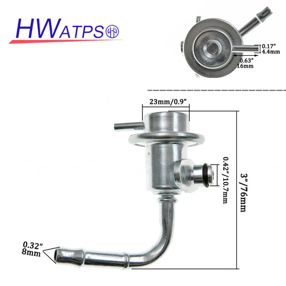 For Nissan Tsuru Sentra NX Infiniti G20 2.0L 1991-1996 New Fuel Pressure Regulator 3.0 Bar 22670-53J00 PR4117 PR55 PR471 5G1194