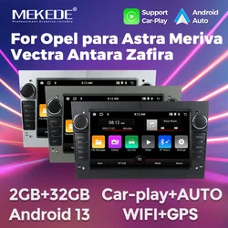 MEKEDE 2 Din Car Radio Carplay For Opel Astra H J 2004 Vectra Vauxhall Antara Zafira Corsa C D Vivaro Meriva Veda GPS RDS Stereo