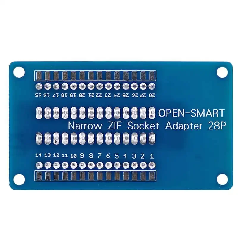 Adattatore presa ZIF a corpo stretto modulo passo 28P 2.54mm per modulo componenti CHIP progetto di Test rapido OPEN-SMART