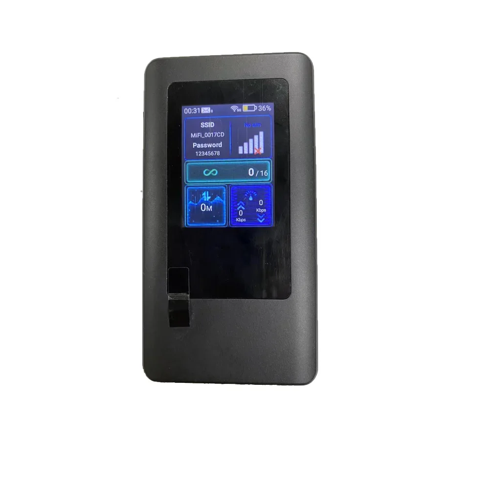 2025 Outdoor 5G Modem Esim Router Pocket WiFi Hotspot AX1200 Wifi 6 Wifi AC Dual Bands Modem With Sim Card Slot And Type-C