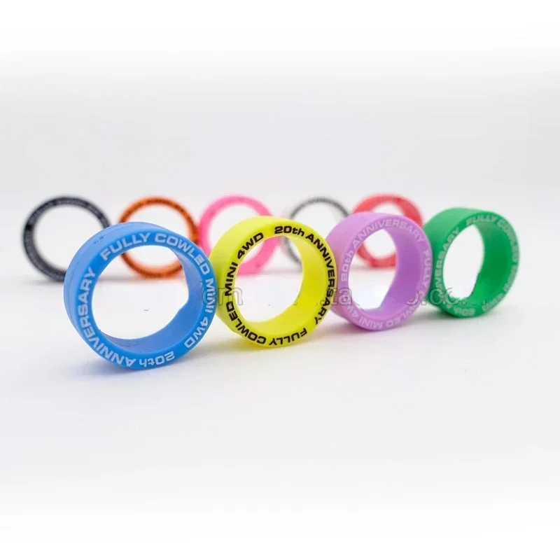 

Для масштаба 1/32 Tamiya Mini 4WD модель автомобиля 4 шт. самодельные шины среднего диаметра 20th Anniversary полностью каскатые шины