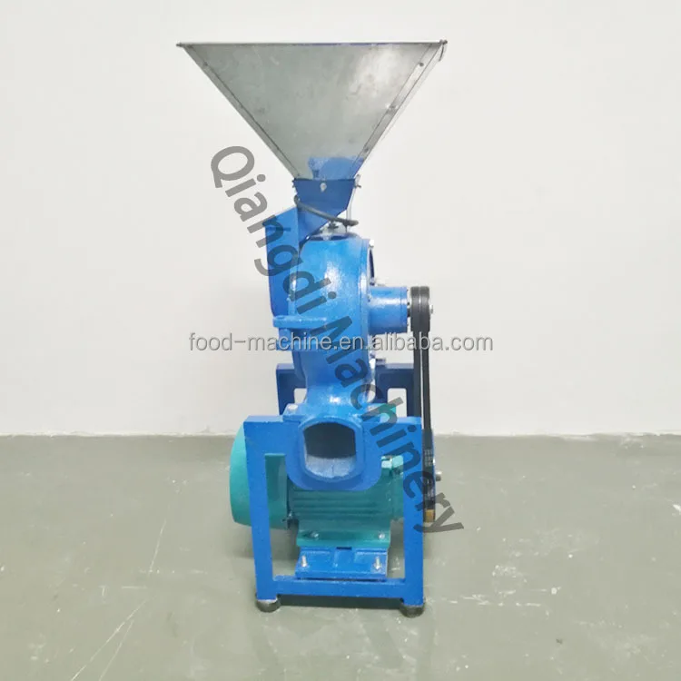 ماكينة طحن مسحوق حبيبات دقيق الذرة الكهربائية ذات السعة الكبيرة التجارية