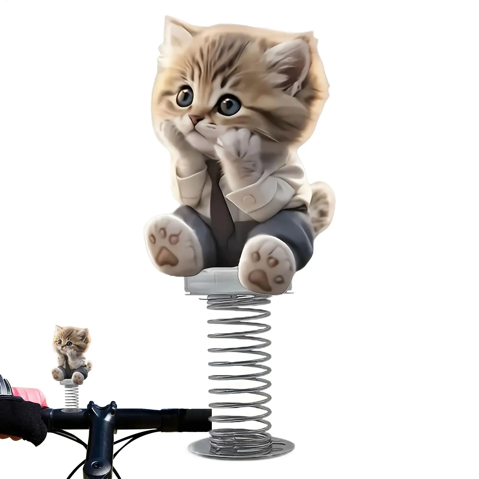Dashboard Decorations Cute Funny Acrylic Shaking Head Cute Cat Bobble Car Dashboard Toy for Travel Women Men Friends Birthdays