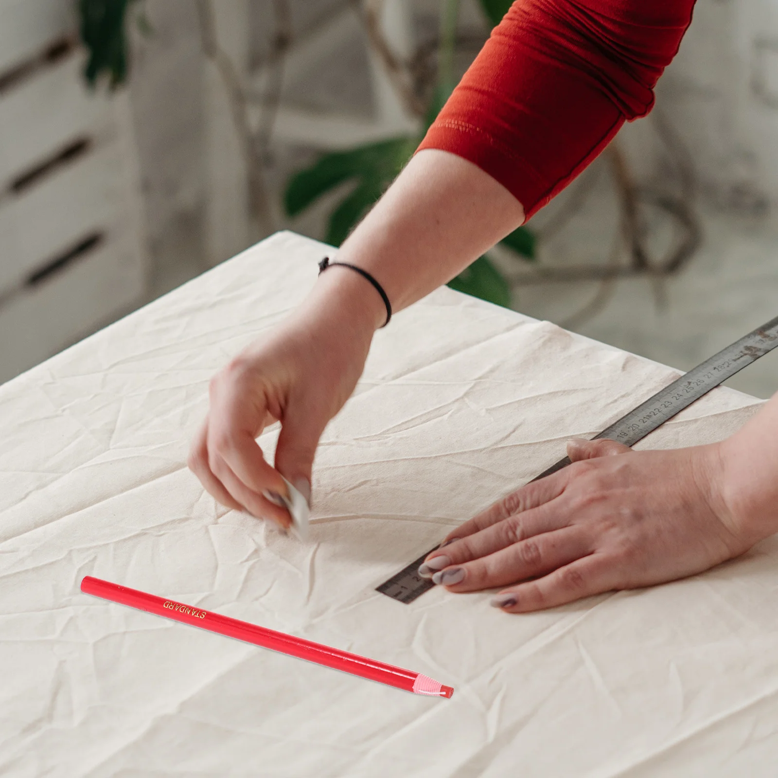 12 قطعة تصميم الملابس أقلام الرسم أقلام تحديد الشمع للنسيج لا شحذ الدقة خياط الطباشير كفاءة الخياطة مفاهيم