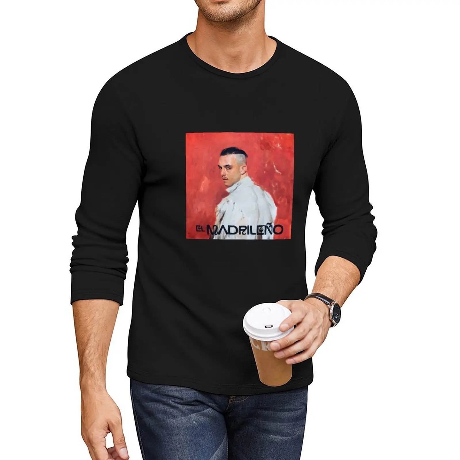 C. Tangana brutumu El Madrile?o Camiseta larga sudadera gráfica camiseta de secado rápido camisetas vintage para hombre