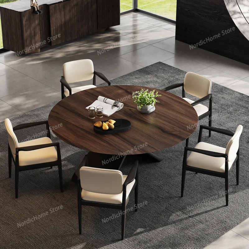 Wooden Beige Dining Chairs Armrest Waterproof Kitchen Vanity Dining Chairs Wood Luxury Modern Meubles De Maison Furniture Home