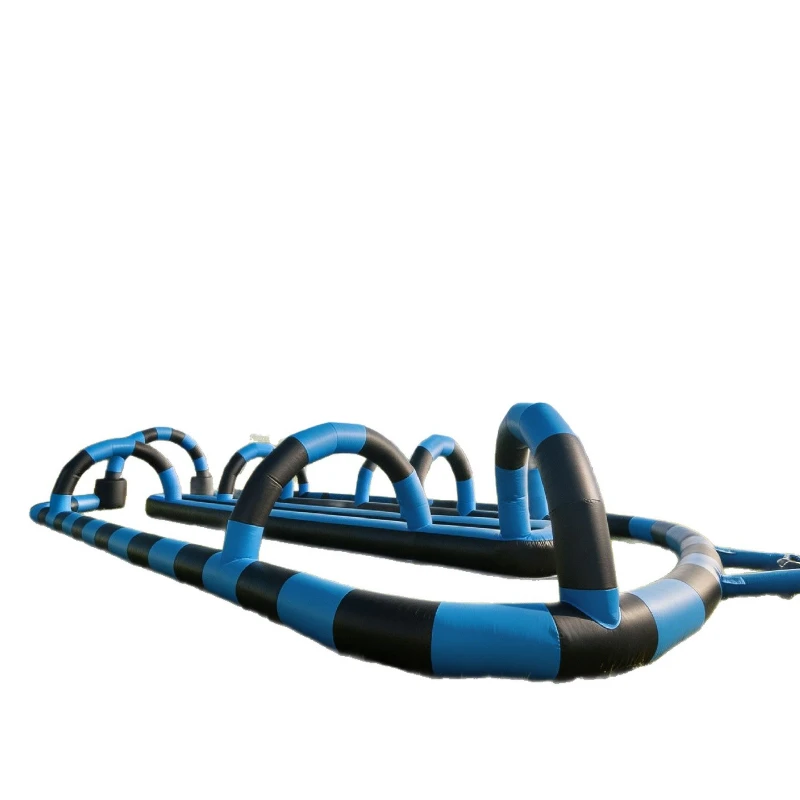 Inflatable tracks, fun sports day props, outdoor parent-child basketball frames, team-building training