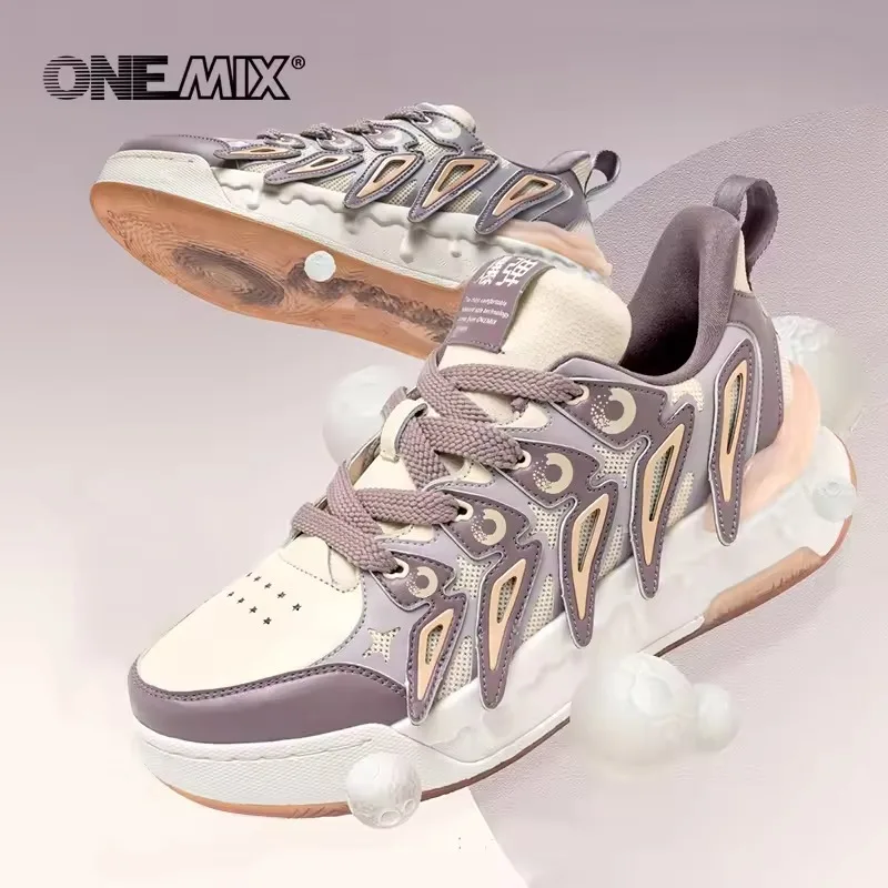 ONEMIX NEW Men autumn and winter sports fashion shoes lightweight platform shoes low top women's shoes youth casual shoes