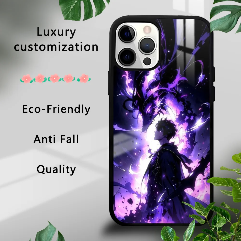 

Solos Leveling Phone Case For iPhone 16 15 14 13 12 11 Pro Xs Max Mini Plus Celulares Hard Funda