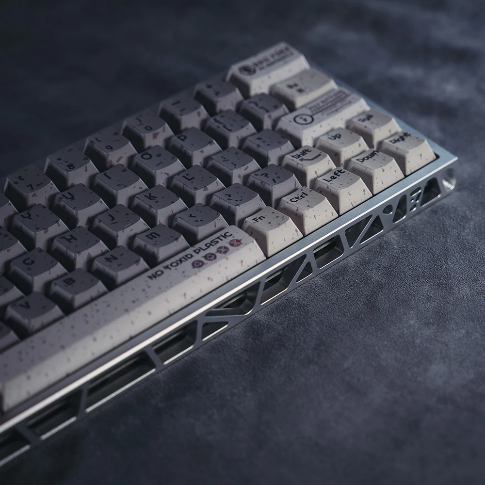 Latenpow Looting Ice Light60 Case CNC Anodizing Case Custom For Mechanical Keyboard Support Gh60 Poker Xd60/64 Wooting Light 60