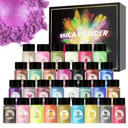 30 Colors Pearl Powder Pigment DIY Epoxy Resin Mold Colorant Dye Pearlescent Epoxy Resin Pigment Jewelry Making Accessories