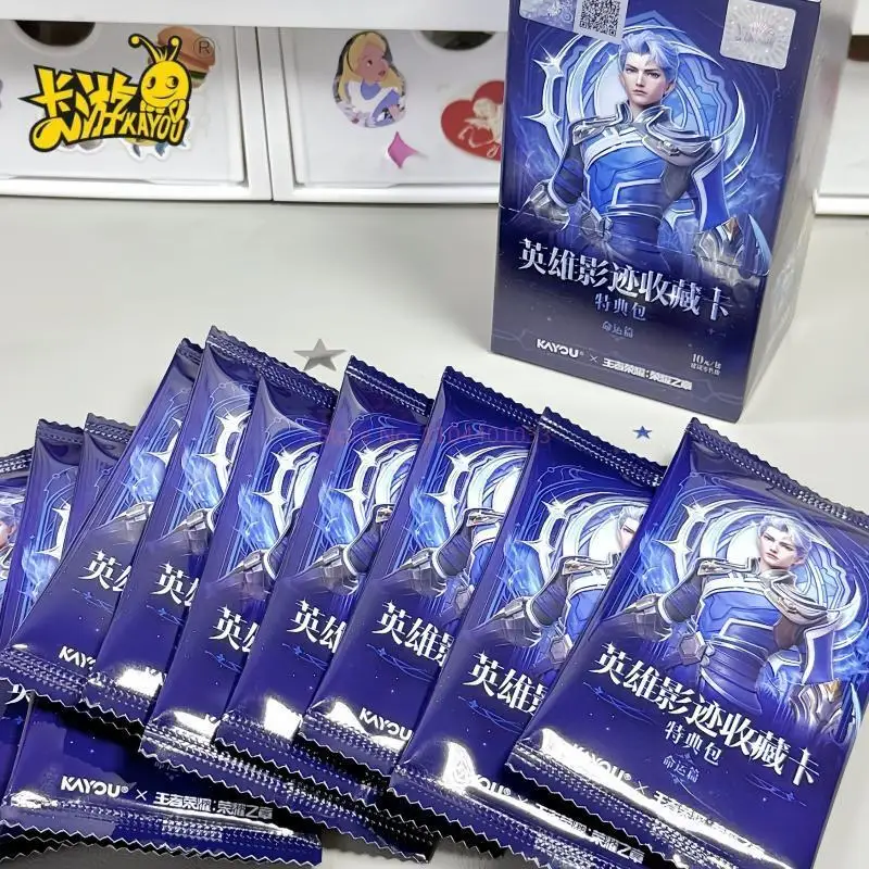 

KAYOU оригинальный King of Glory Honor Chapter Hero Shadow Series, коллекция карточных игр, периферийные карты для мальчиков, рождественские подарки