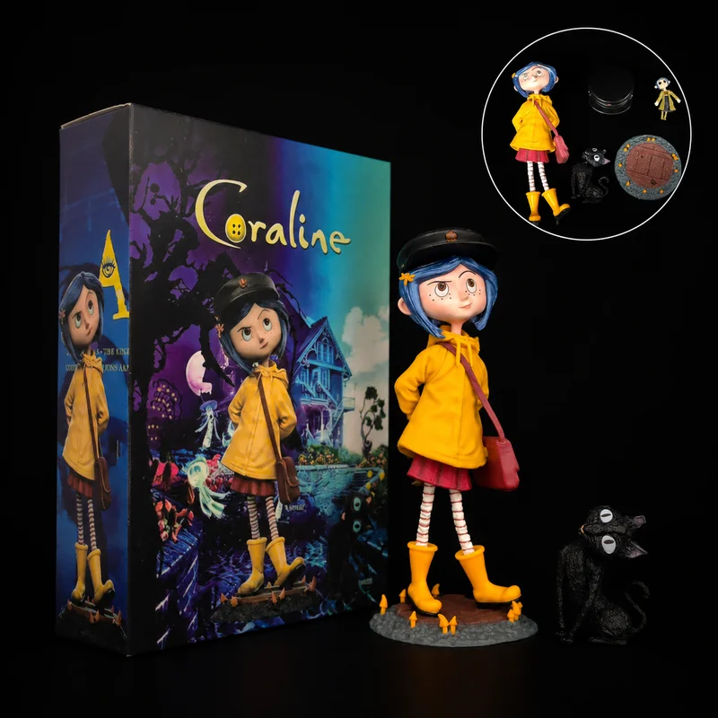 Model Kit Display Case - 19CM Coraline Anime Figure Model Kit