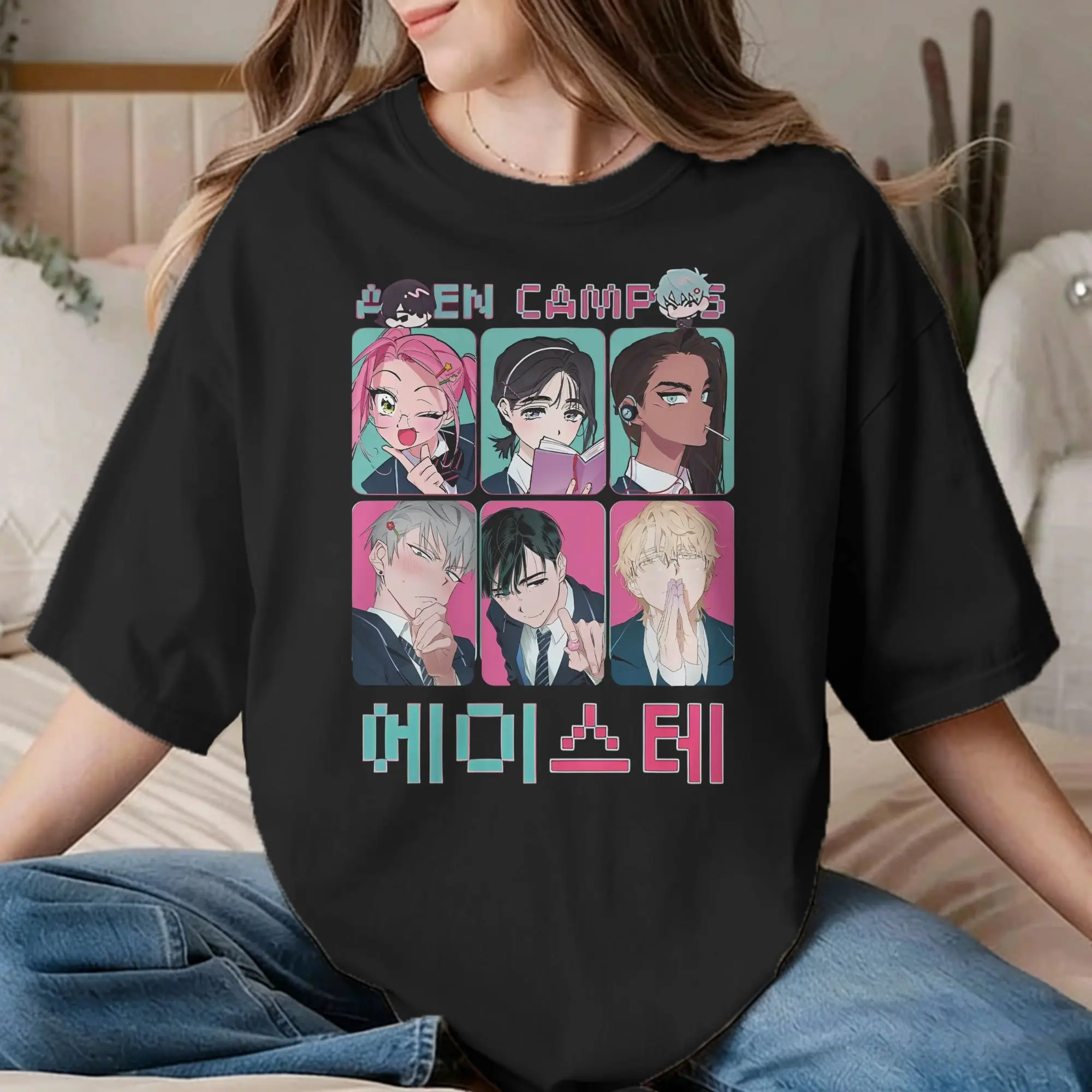 Men Women's Alien Stage Anime T Shirt Mizi Sua Till Ivan Hyuna Luka Pure Cotton Clothing Amazing Tee Shirt Plus Size T-Shirt
