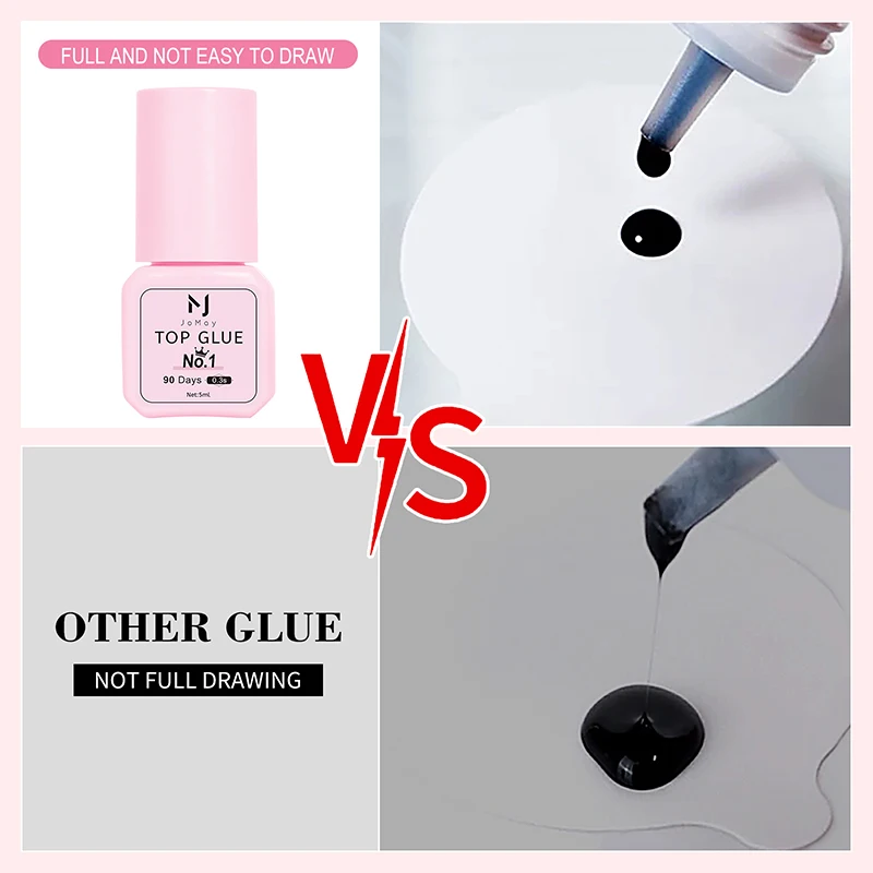JOMAY Glue 0.3S 0.5S Fast Glue High quality eyelash adhesive quick-drying Super strong adhesive For Eyelash Extension 5ml glue
