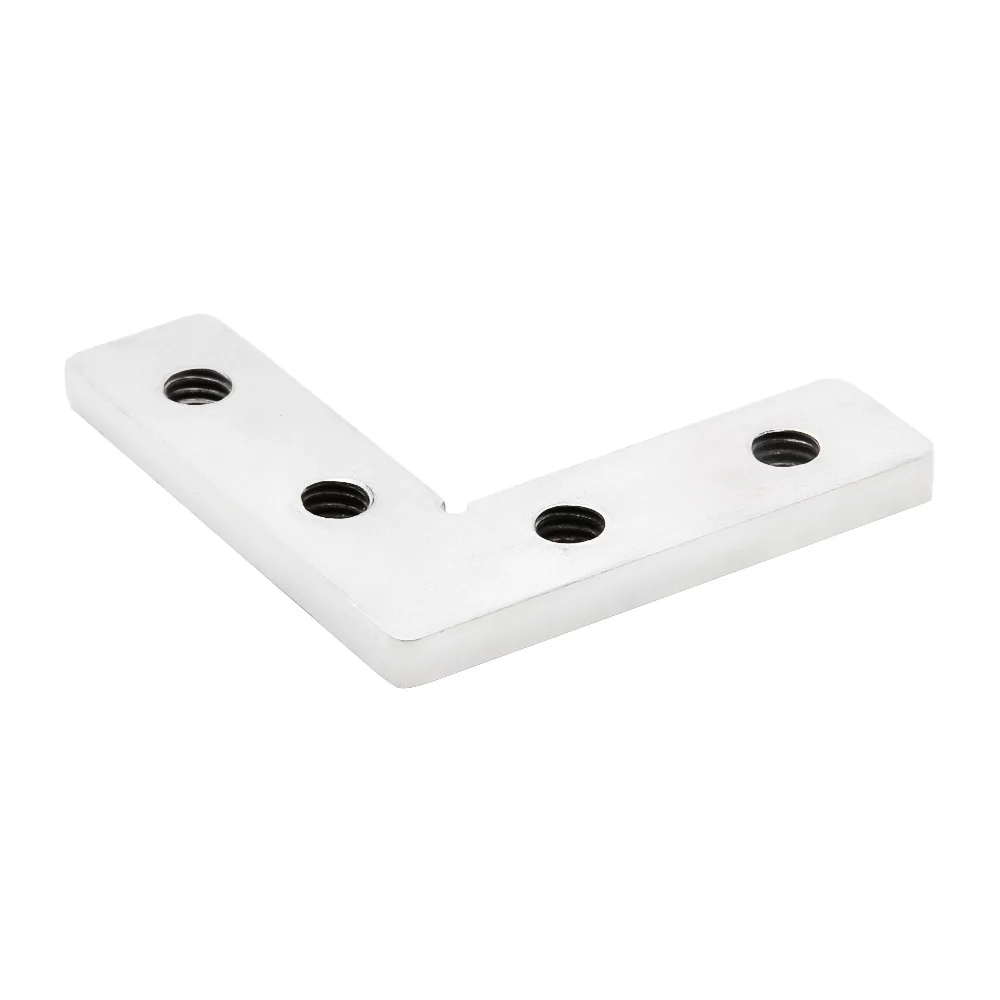 1Pc Aluminum Profile S-Groove Internal Connector EURO 40 Series SUS304 Single Side Brushing