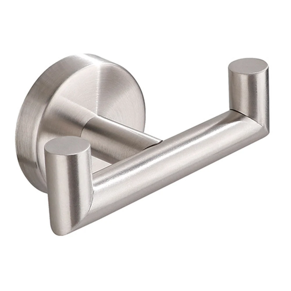 Stainless Steel Toilet Paper Holder Wall Hook Robe Hook Towel Holder Rack Wall Mounted Kitchen Bathroom WC Accessories