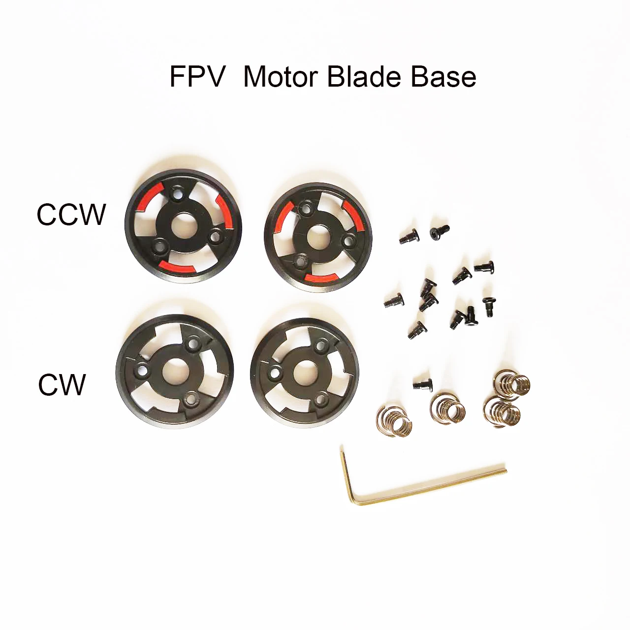 

For DJI FPV Arm Motor Propeller Base with Spring and Screws CW,CCW Blade Base Drone Repair Parts