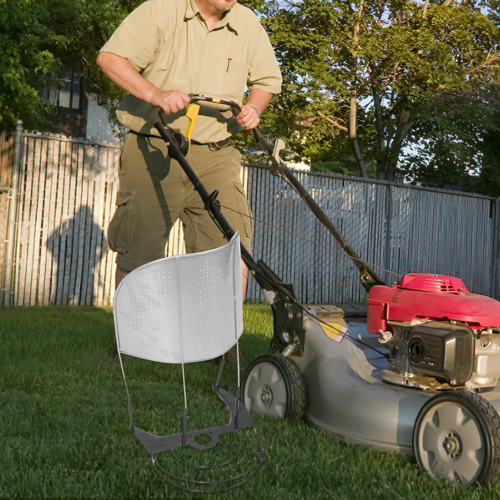 

Rice Supporter Harvester Shield Lawn Mower Tractor Accessories Grass Board Guard Stainless Steel Durable Multi Functional Safe