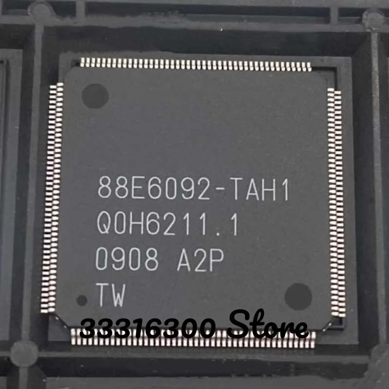 3PCS New 88E6092-A2-TAH1C000  Silk screen  88E6092-TAH1  QFP176 Microcontroller chip IC