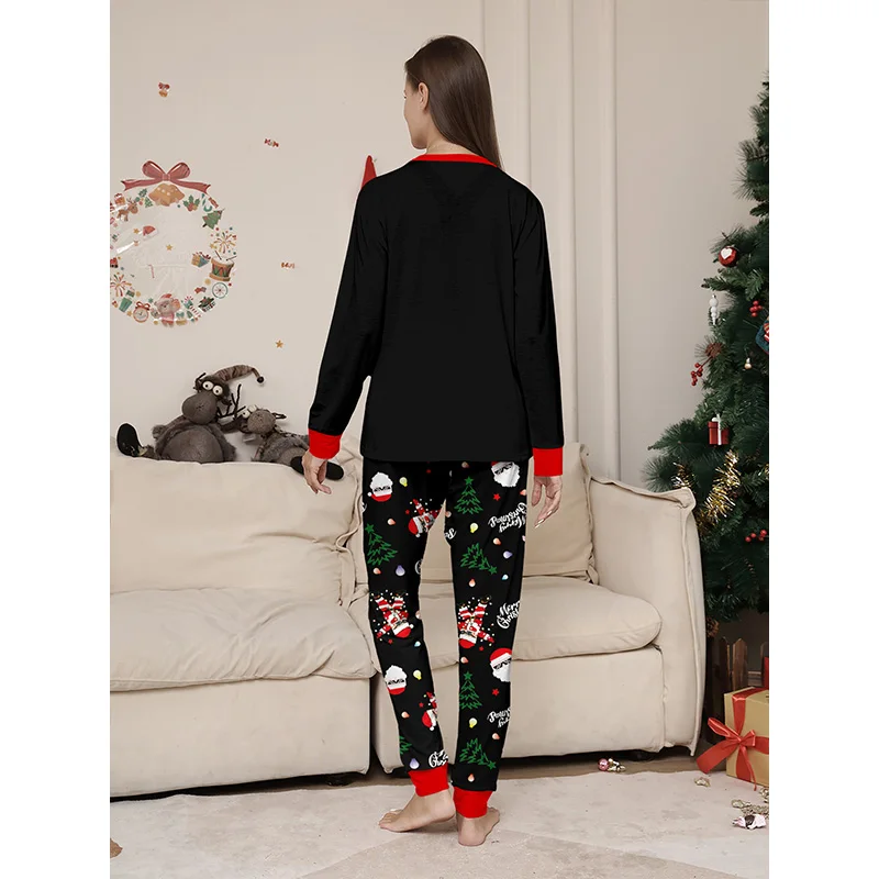 Christmas Pajamas Matching Family Outfits Adult Kids Mom DadSet Baby Rompers Casual Sleepwear Xmas Claus Family Look Pyjamas
