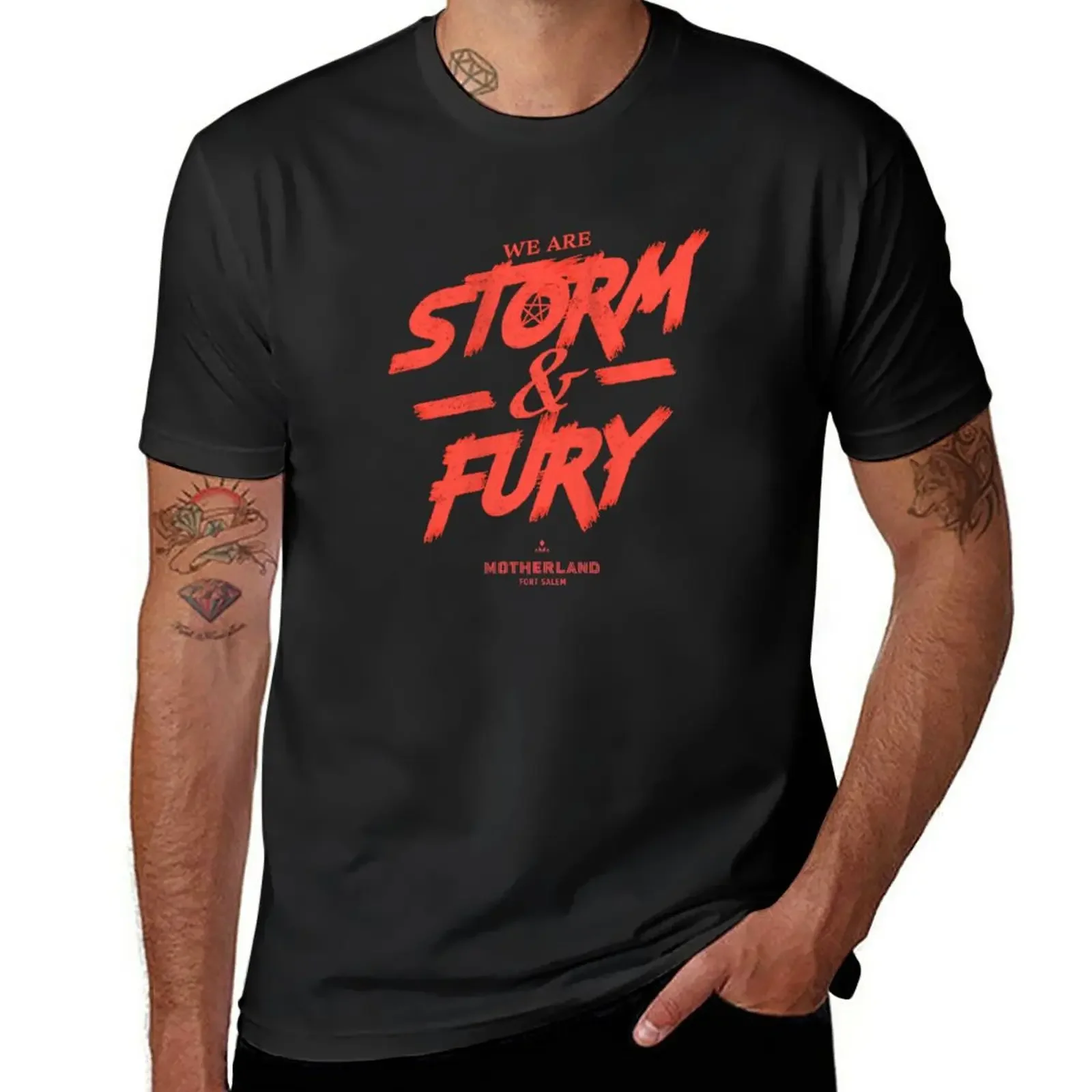 We Are Storm & Fury - Motherland Fort Salem T-Shirt customs design your own plus sizes workout shirts for men