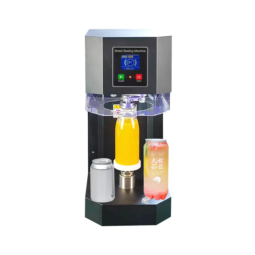 

Automatic Aluminum Can And Beverage Bottle Sealing Machine For Beer And Beverage Bottles