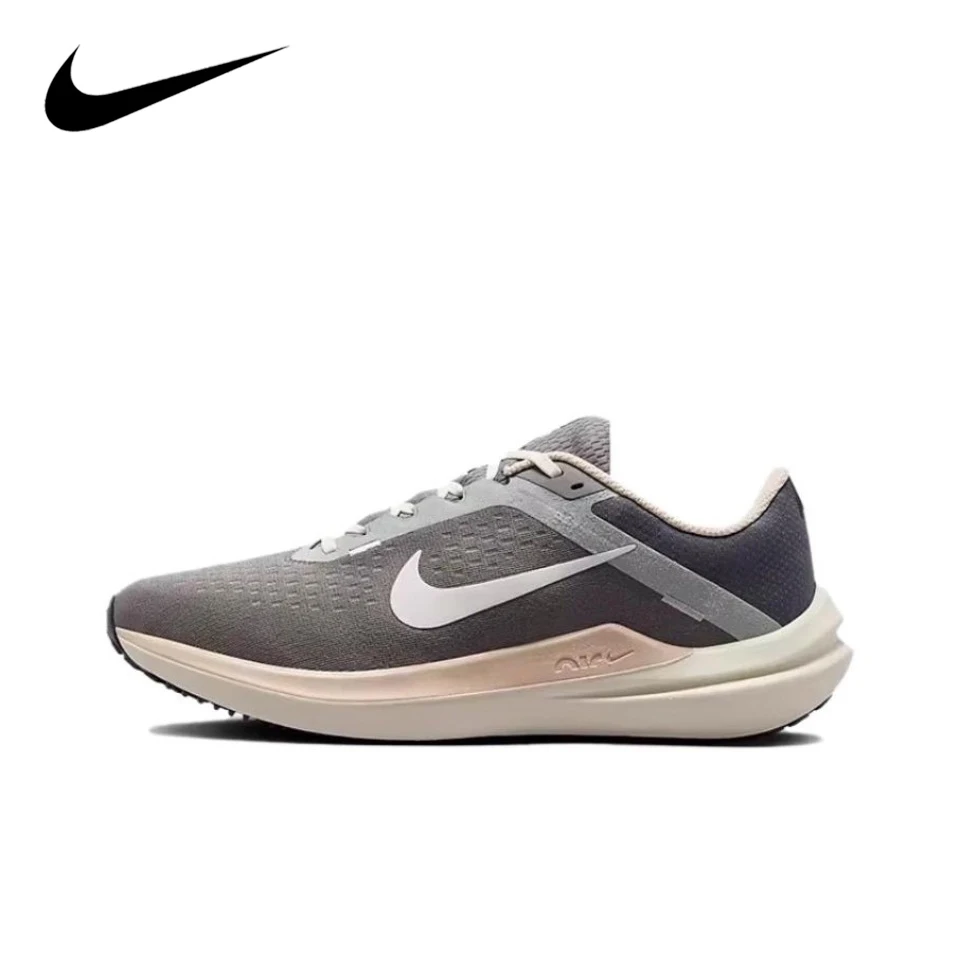 

Original Nike Zoom Winflo 10 Grey Black White color Unisex Men and Women Running Casual Breathable Shoes FN7499-029