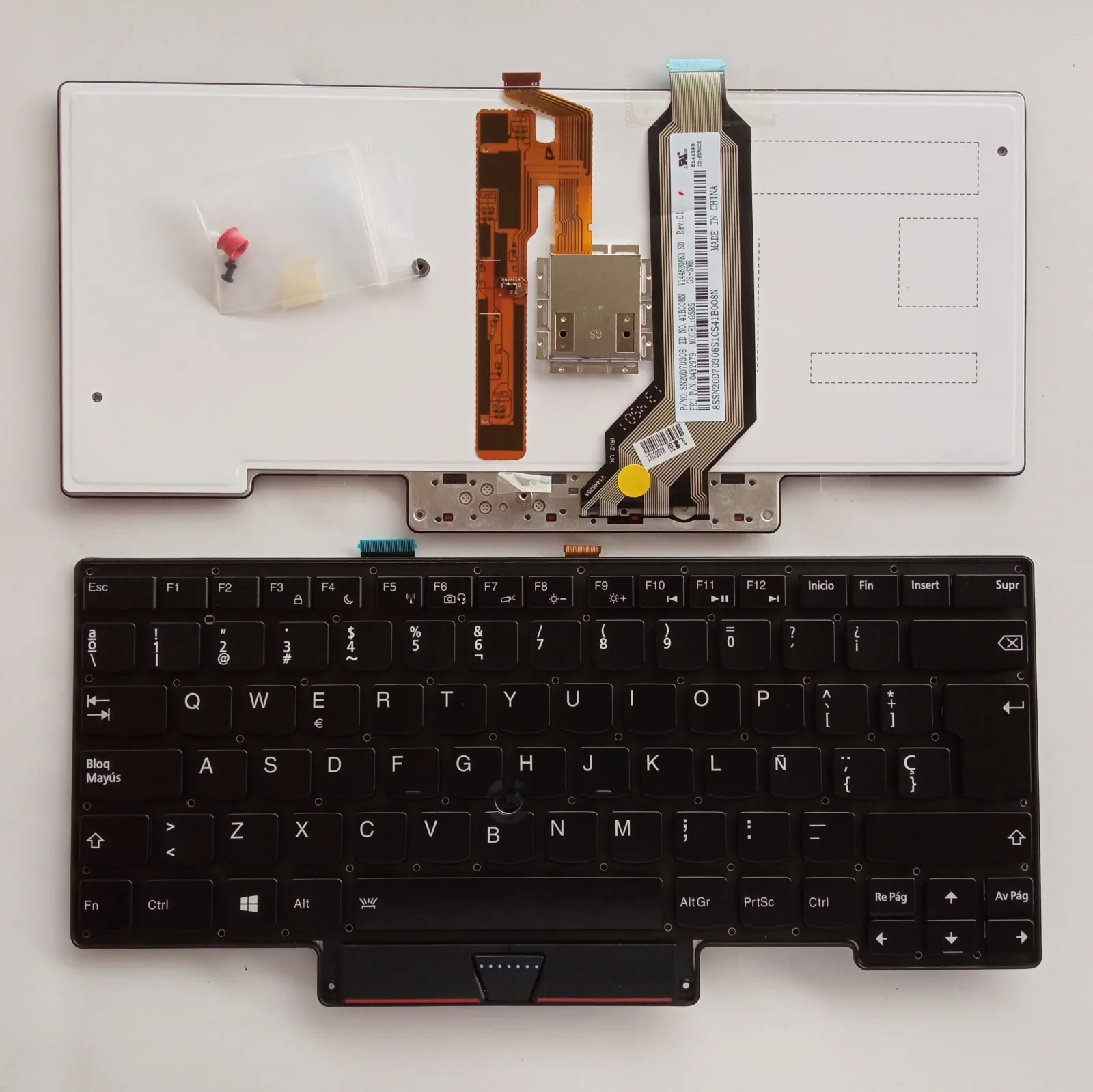 

SP американская раскладка для Lenovo GS-85D0 TP00040A Thinkpad X1 Carbon 1-го поколения 2013, клавиатура с подсветкой для ноутбука