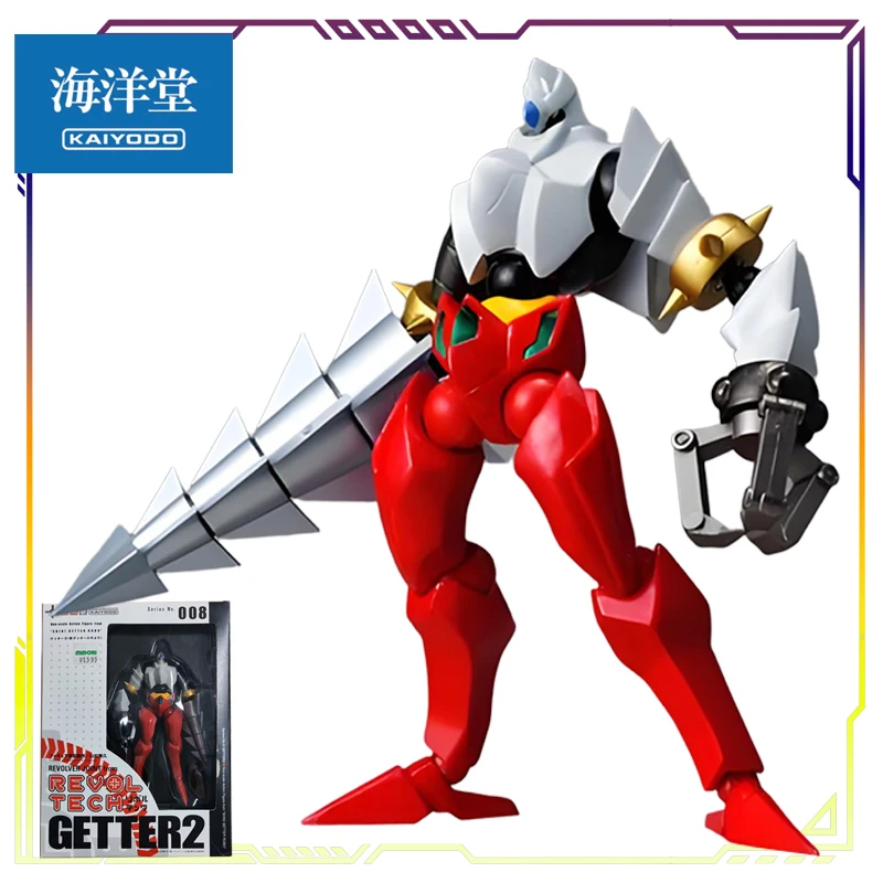 KAIYODO Original REVOLTECH Getter Robot หุ่นยนต์เก็ตเตอร์ ซีรีส์ A Tower รุ่น Getter 1 Renewal Ver ของสะสมโมเดลแอคชั่นฟิกเกอร์จากอนิเมะ ของเล่นสำหรับเด็กผู้ชาย