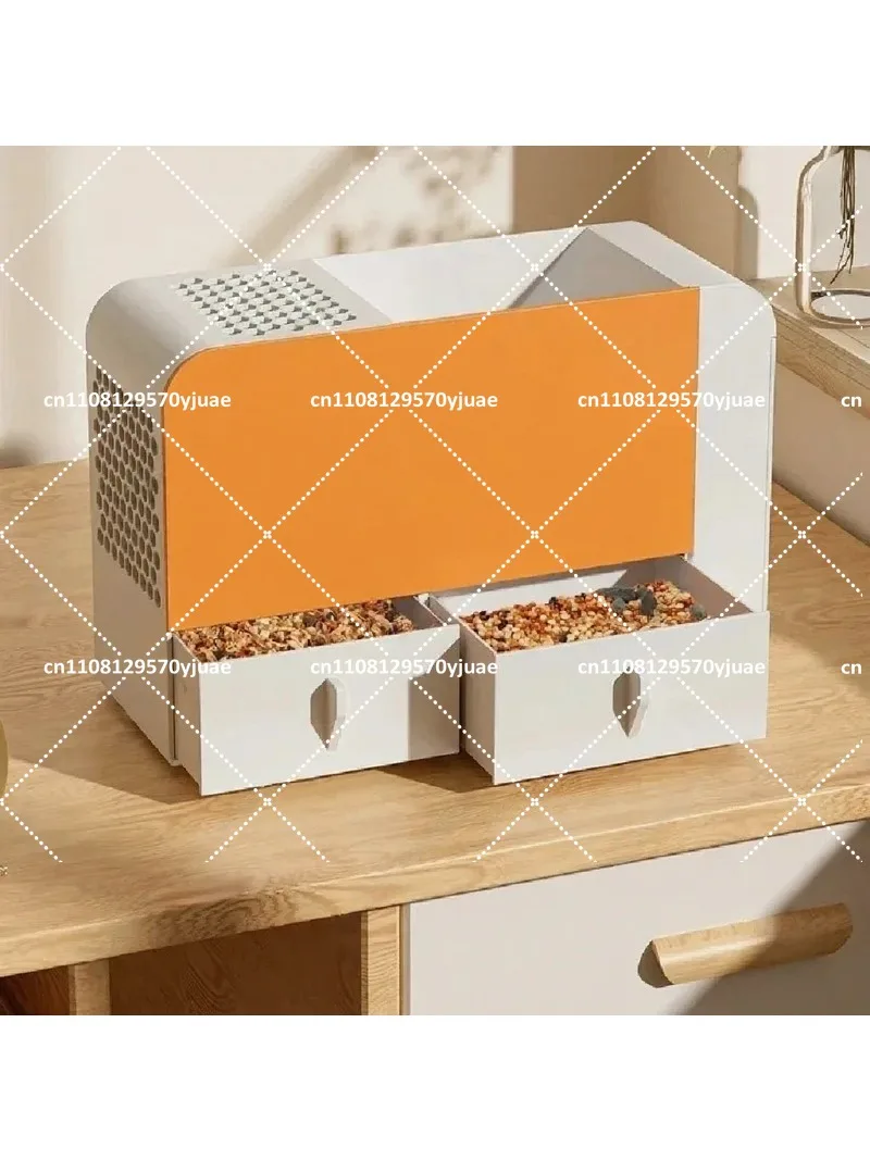 Portable Electric Grain Winnower for Bird Seeds Seed Cleaning Machine Grain Husk Blower for Bird Feeding