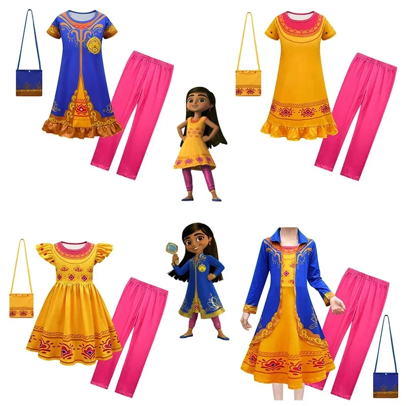 

Girls Mira Royal Detective Cosplay Dress Girl Halloween Costumes for Kid Carnival Cosplay Anime Figure Lolita Princess Clothes