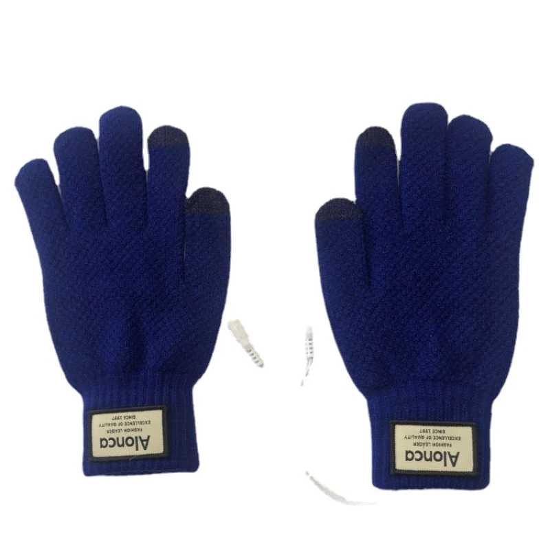 Gants thermiques chauds USB pour hommes, 5 mains, écran tactile, chauffage électrique, SHIize, garder pendant la conduite en plein air, métropolitain, hiver