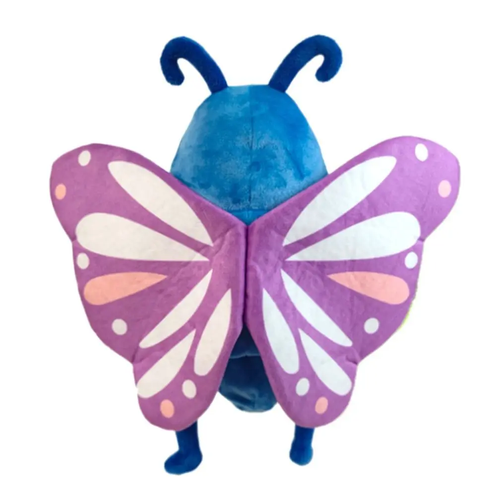 Sensory ของเล่นสัตว์แมลงหุ่นมือ Ladybugs DRAGONFLY Plush DRAGONFLY หุ่นมือนุ่มคุณภาพสูง