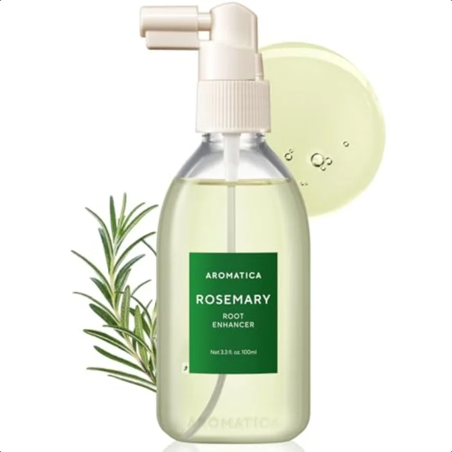 

AROMATICA Root Enhancer Rosemary water spray for hair growth Flaky Itchy Dry Scalp Treatment Hair Oil for Scalp Exfoliator Deto